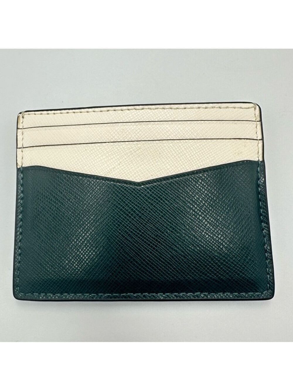 Kate Spade Small Slim Wallet Two Tone Dark and Cream - Picture 2 of 10
